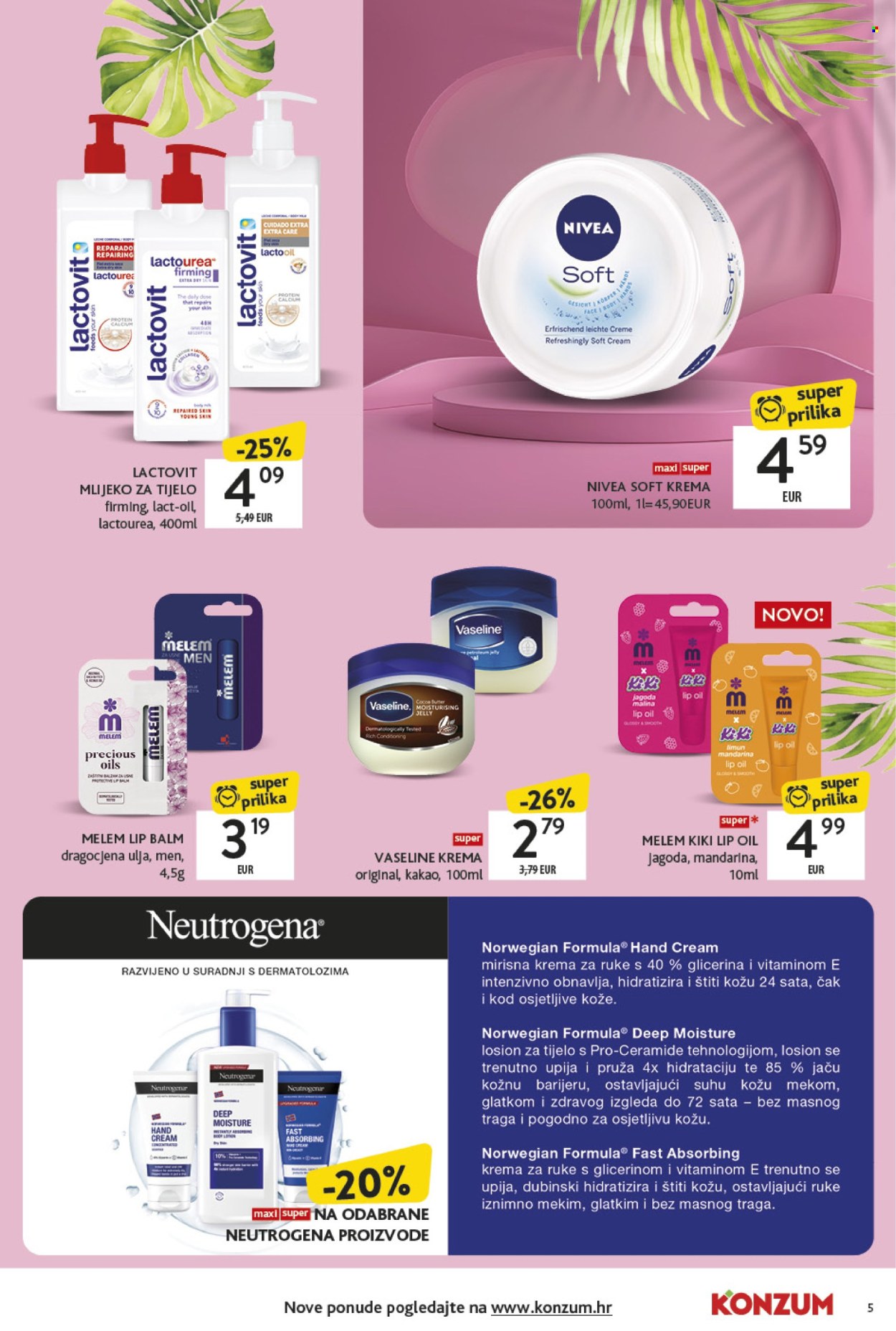 Leták Konzum - 12.5.2025 - 25.5.2025. Strana 5