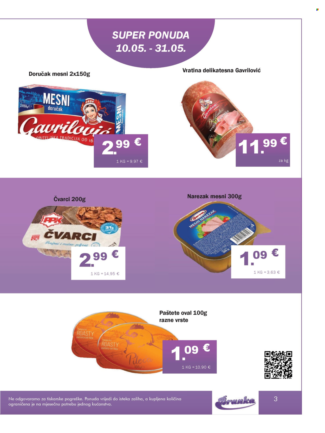 Leták Branka - 10.5.2025 - 31.5.2025. Strana 3