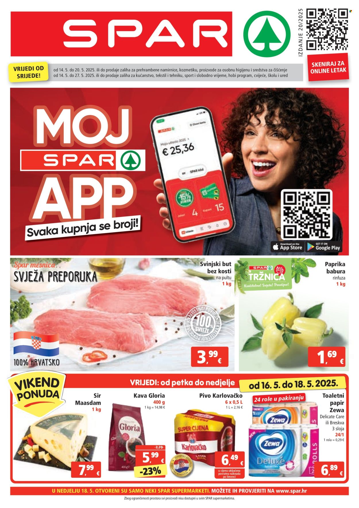 Leták SPAR - 14.5.2025 - 20.5.2025. Strana 1