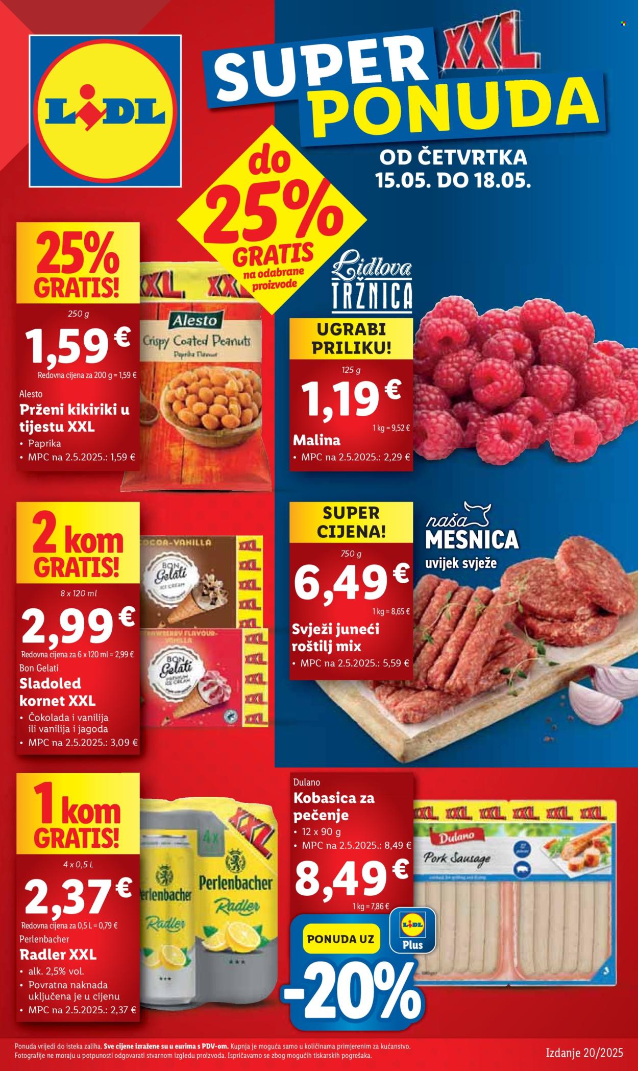 Leták Lidl - 15.5.2025 - 18.5.2025. Strana 1