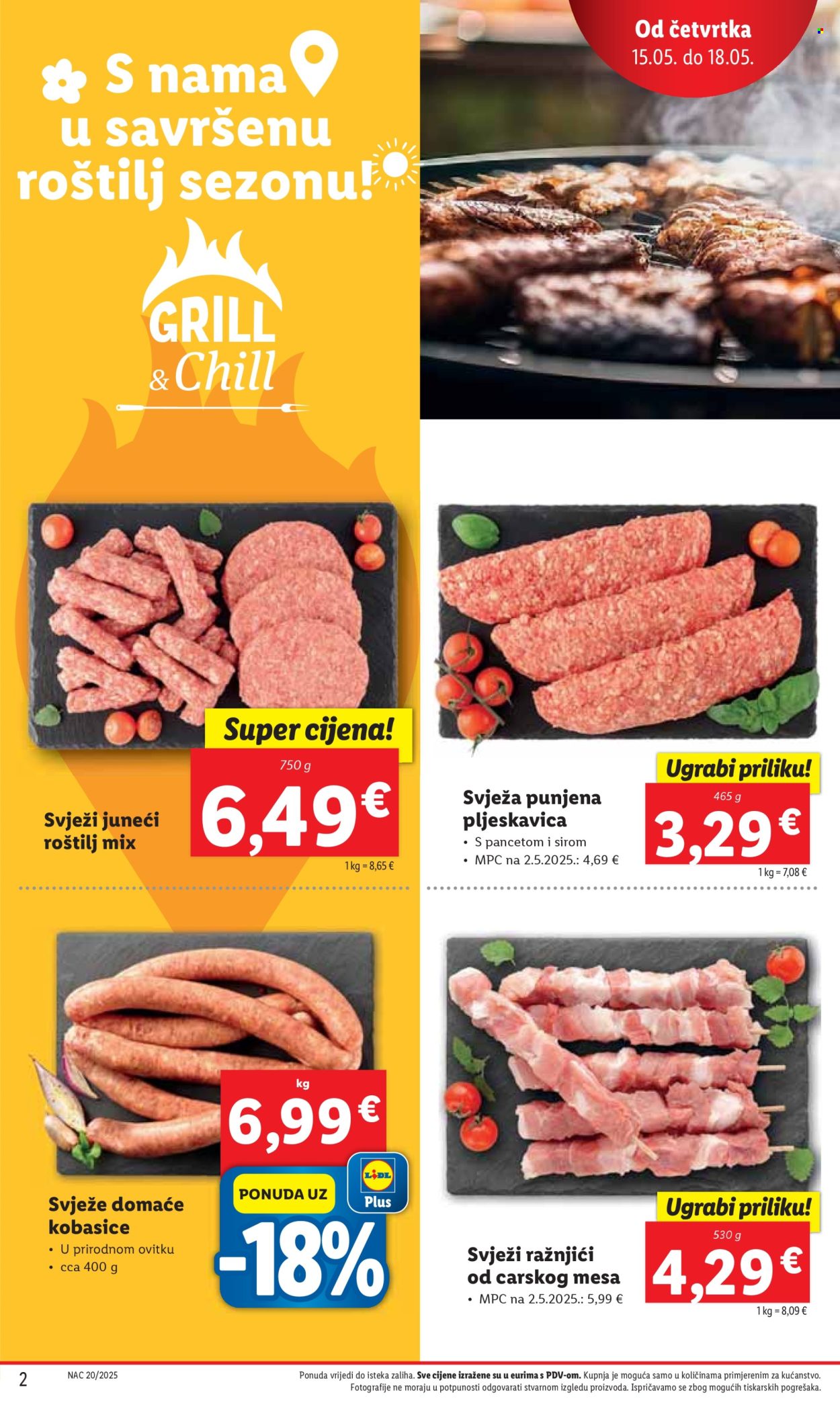 Leták Lidl - 15.5.2025 - 18.5.2025. Strana 2