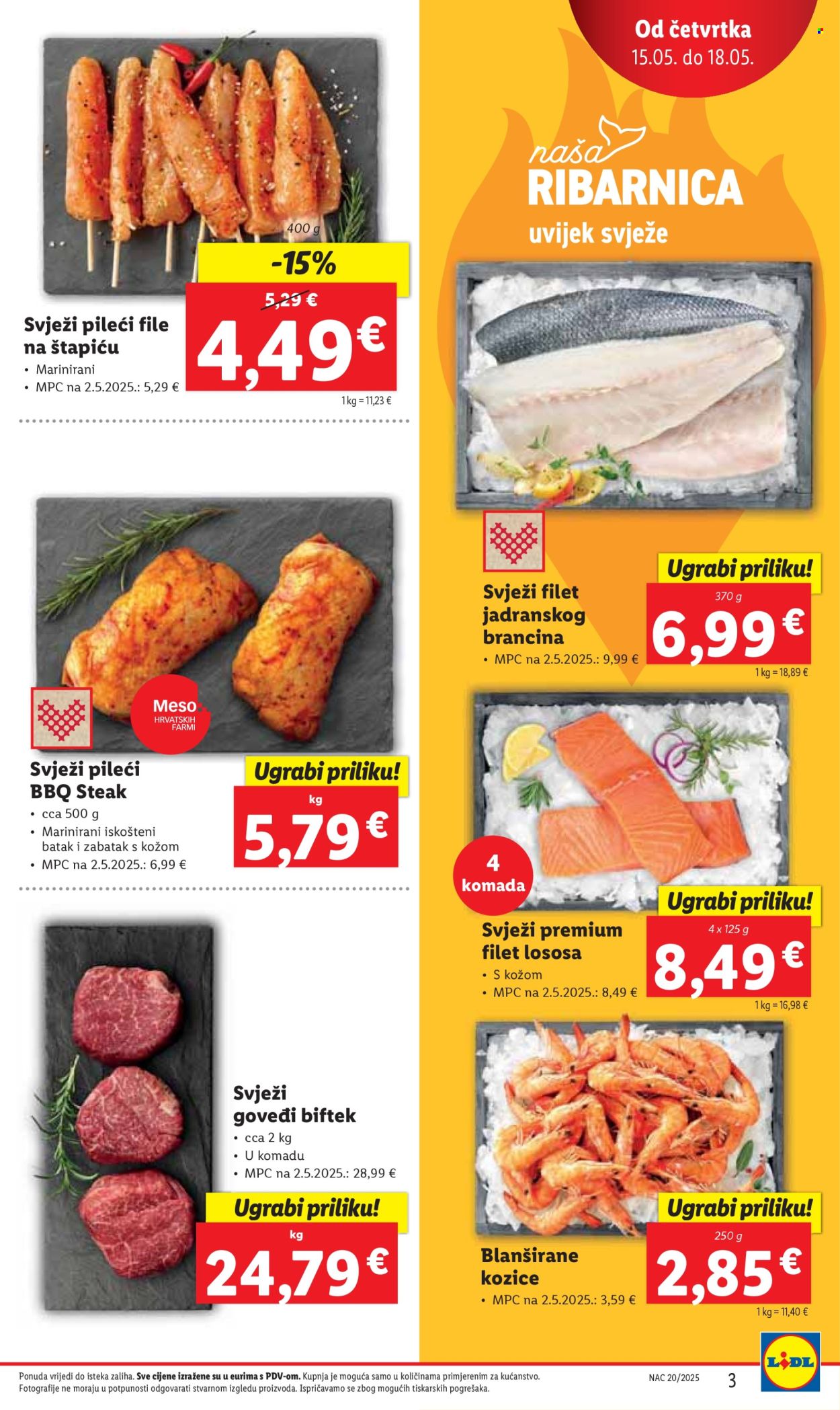 Leták Lidl - 15.5.2025 - 18.5.2025. Strana 3