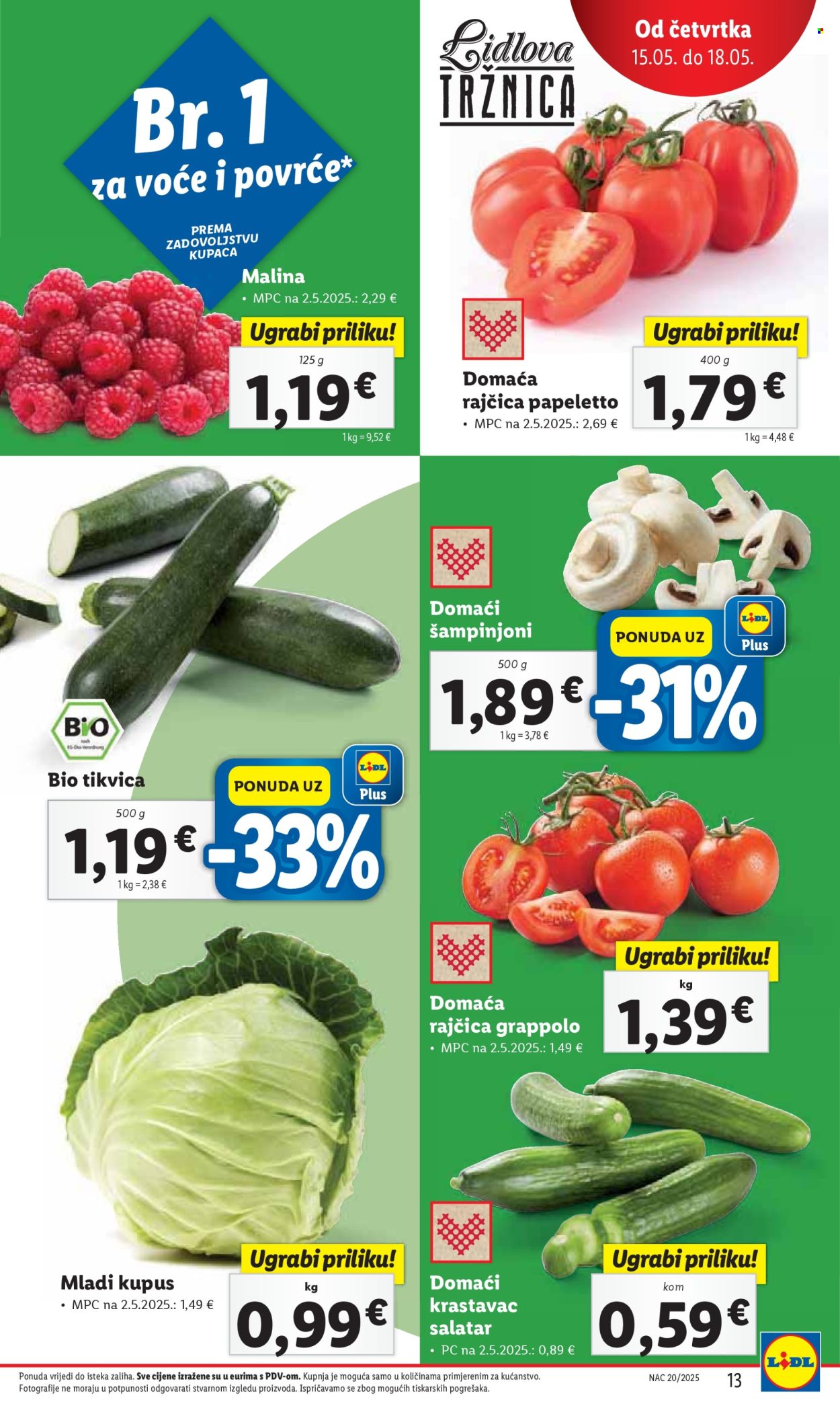 Leták Lidl - 15.5.2025 - 18.5.2025. Strana 13