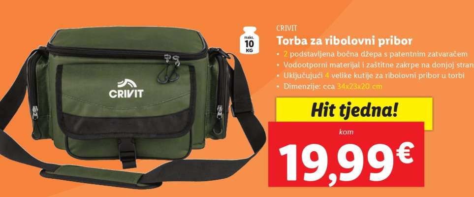 Torba za ribolovni pribor