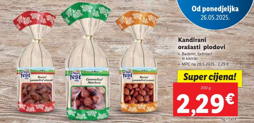 Kandirani oraSasti plodovi