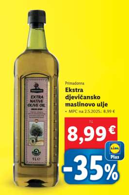 EKSTRA DJEVIČANSKO MASLINOVO ULJE