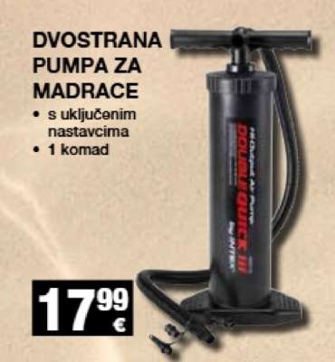 Dvostrana pumpa za madrace