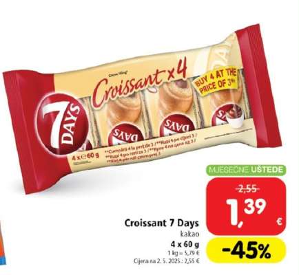 Croissant 7 Days kakao