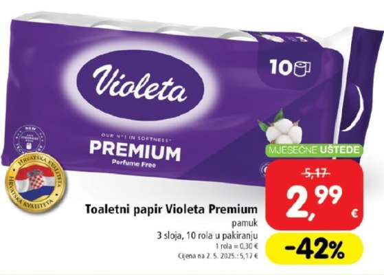 TOaleTni Papir Violeta Premium