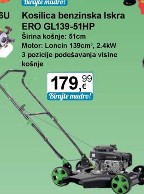 Kosilica benzinska Iskra ERO GL139-51HP