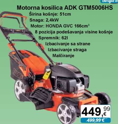 Motorna kosilica ADK GTM5006HS