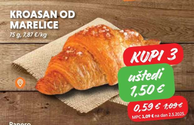 Kroasan od marelice