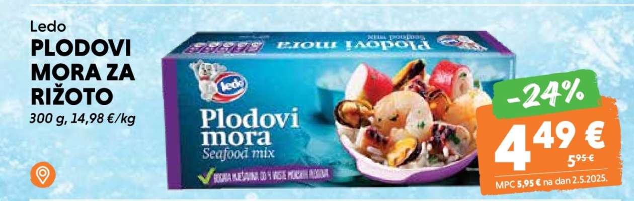 Ledo Plodovi mora za rižoto