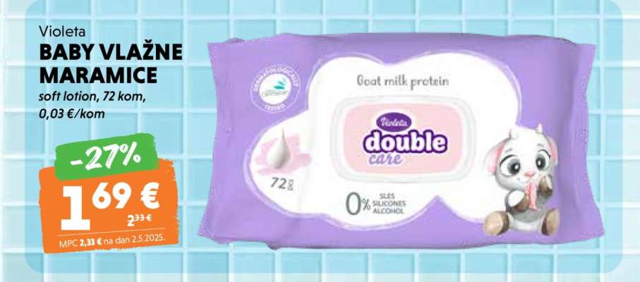 VIOLETA BABY VLAŽNE MARAMICE