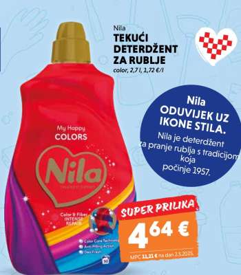 NILA Tekući deterdžent za rublje