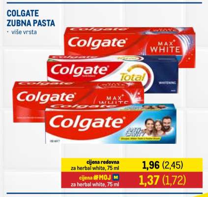 COLGATE ZUBNA PASTA
