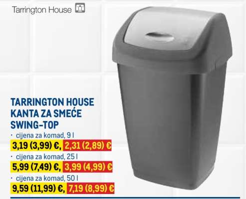 TARRINGTON HOUSE KANTA ZA SMEĆE SWING-TOP