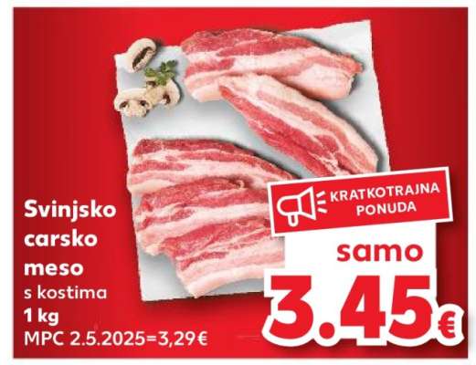 Svinjsko carsko meso s kostima 1 kg
