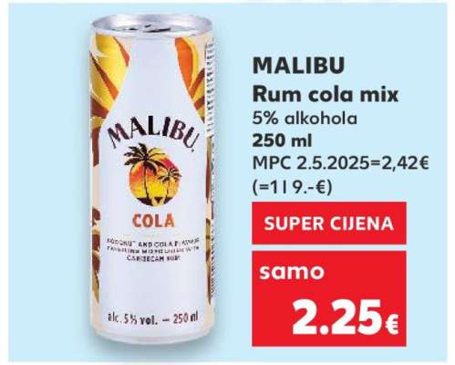 MALIBU Rum cola mix