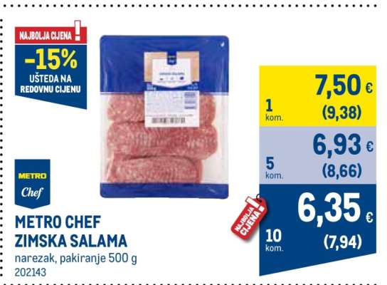 METRO Chef ZIMSKA SALAMA