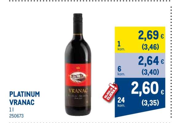 PLATINUM VRANAC