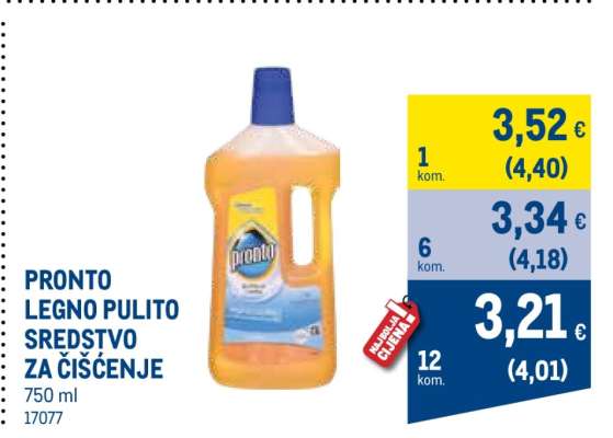 PRONTO LEGNO PULITO SREDSTVO ZA ČIŠČENJE