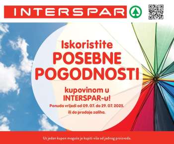 INTERSPAR katalog - 09.07.2025. - 29.07.2025.
