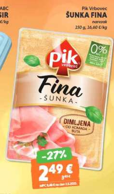 PIK VRBOVEC Šunka Fina
