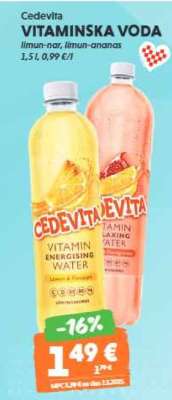 CEDEVITA Vitaminska voda