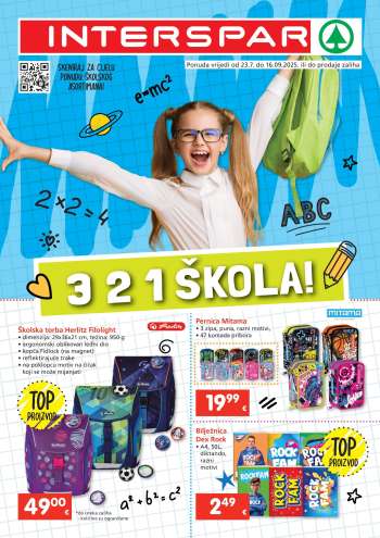 INTERSPAR katalog - 23.07.2025. - 16.09.2025.