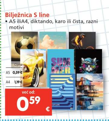 Bilježnica S line