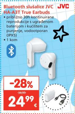 Bluetooth slušalice JVC HA-A3T True Earbuds