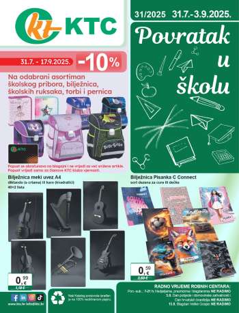 KTC katalog - 31.07.2025. - 03.09.2025.