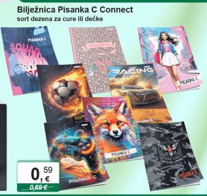 Bilježnica Pisanka C Connect