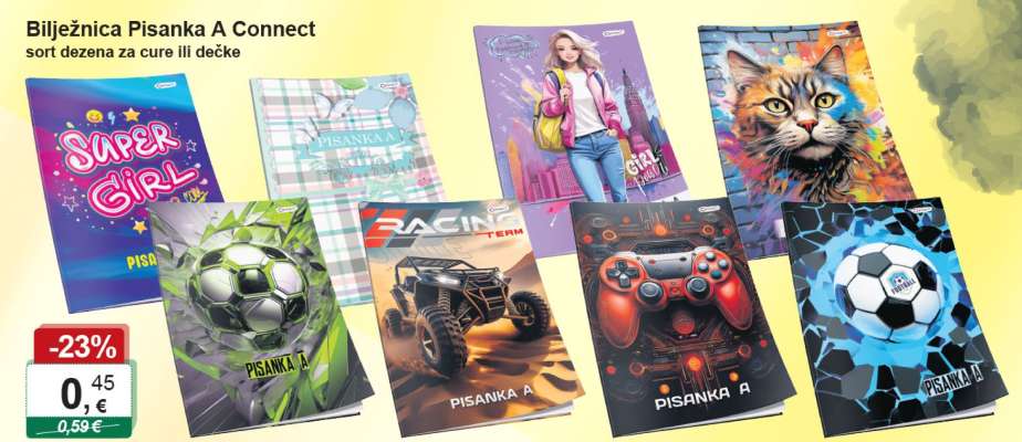 Bilježnica Pisanka A Connect