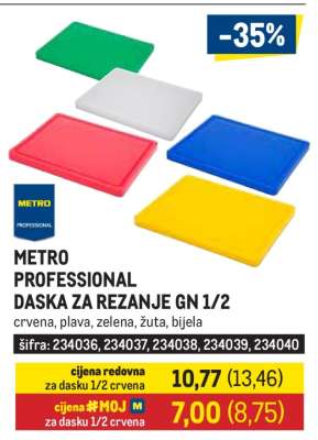 METRO PROFESSIONAL DASKA ZA REZANJE GN 1/2