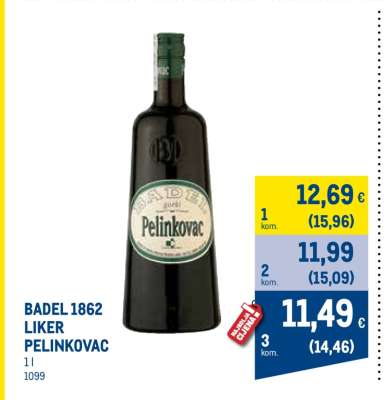 BADEL 1862 LIKER PELINKOVAC