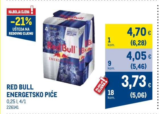 RED BULL ENERGETSKO PIĆE