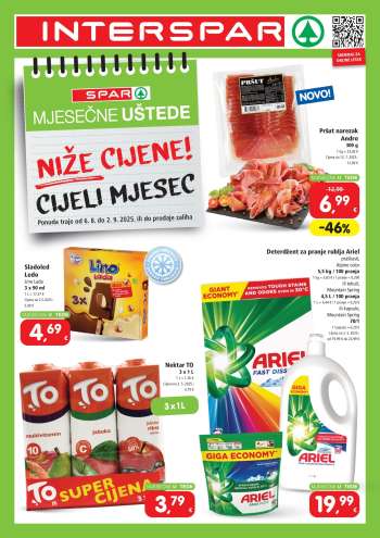INTERSPAR katalog - 06.08.2025. - 02.09.2025.