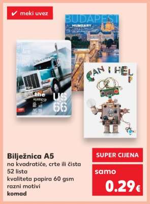 Bilježnica A5