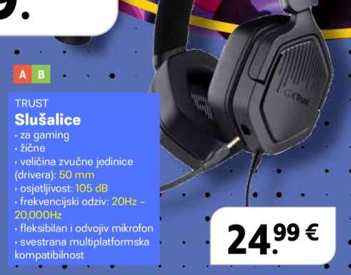 TRUST Slušalice