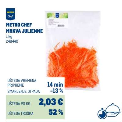 METRO CHEF MRKVA JULIENNE