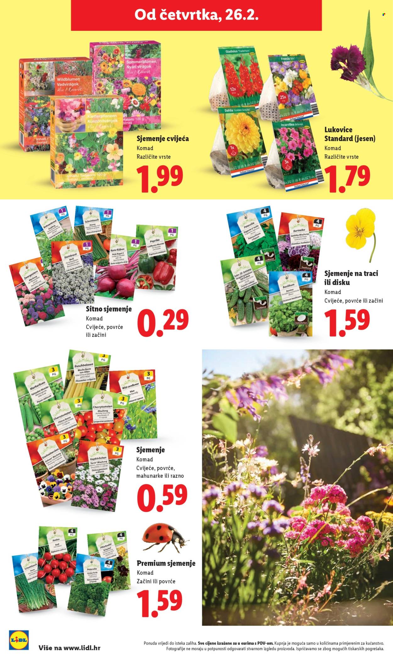 Leták Lidl. Strana 28