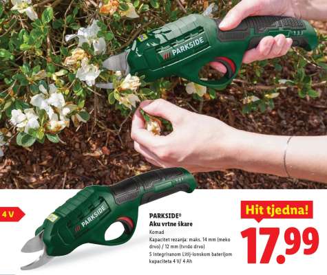 PARKSIDE® Aku vrtne škare