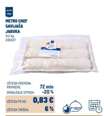 METRO CHEF SAVIJAČA JABUKA