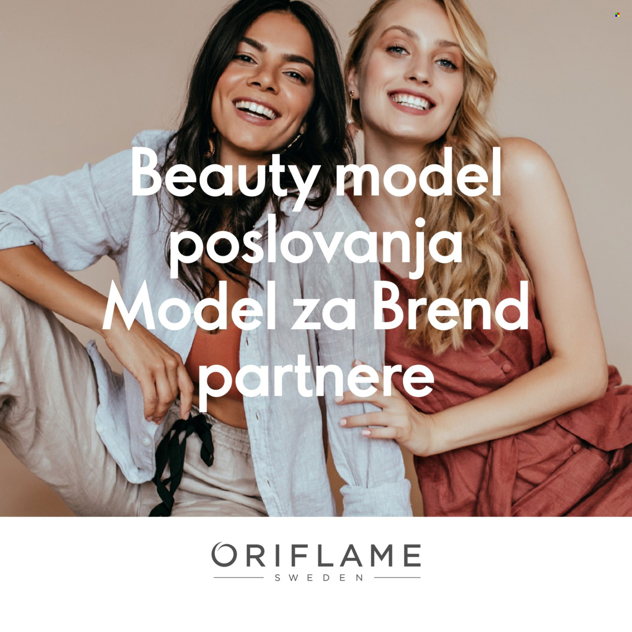 Leták Oriflame. Strana 1