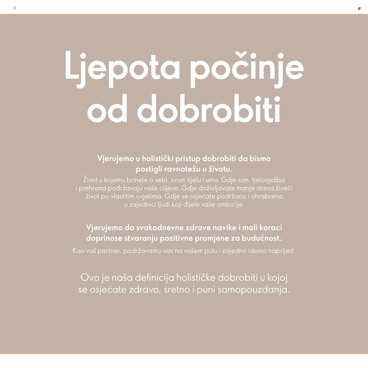 Leták Oriflame. Strana 6