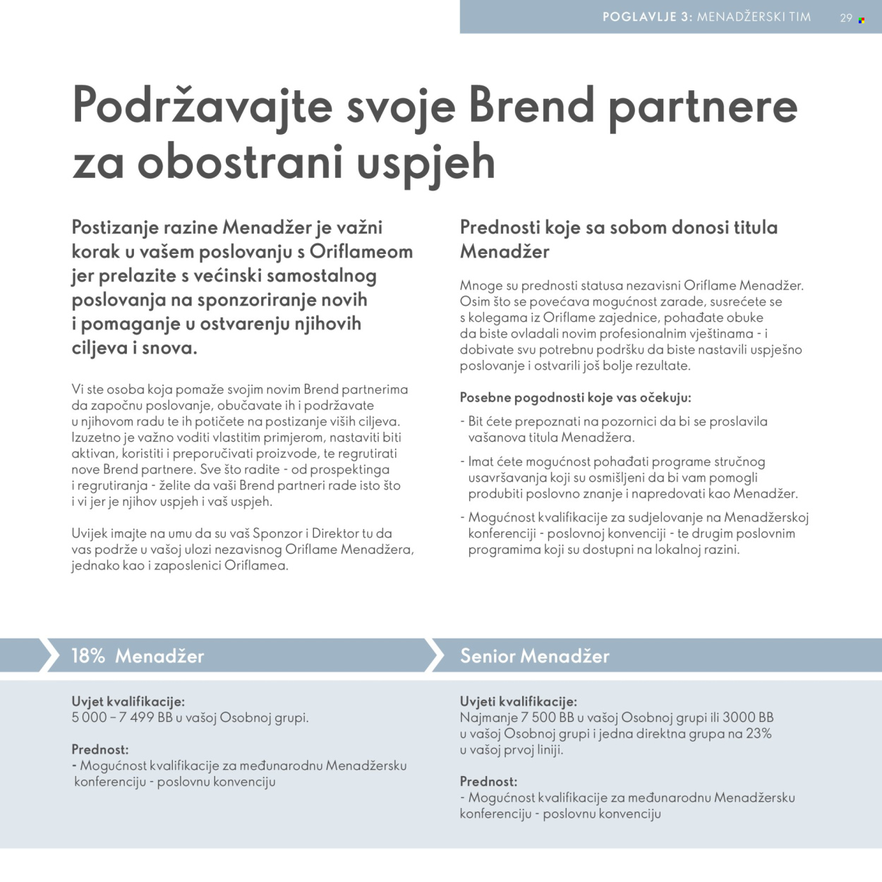 Leták Oriflame. Strana 29