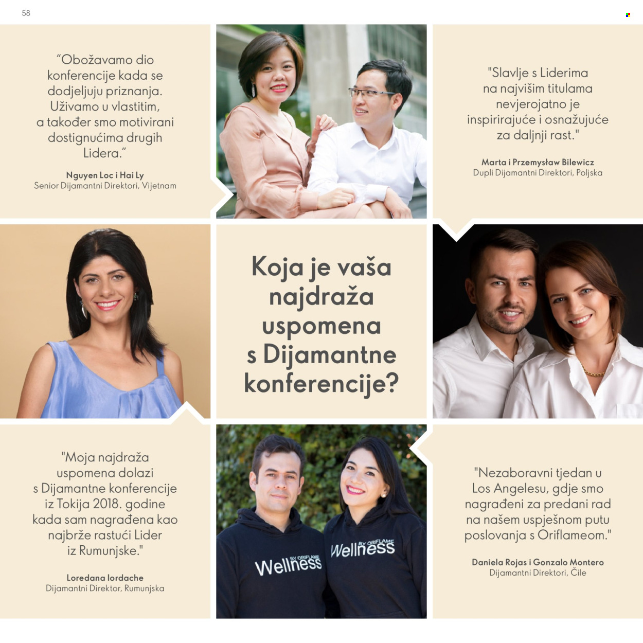 Leták Oriflame. Strana 58