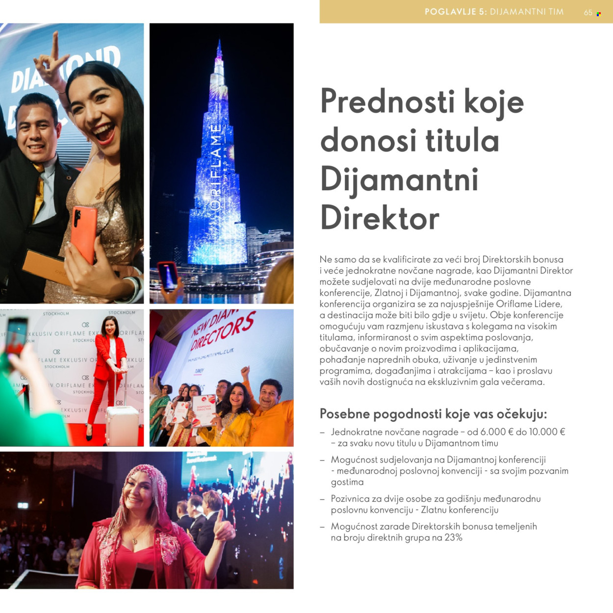 Leták Oriflame. Strana 65